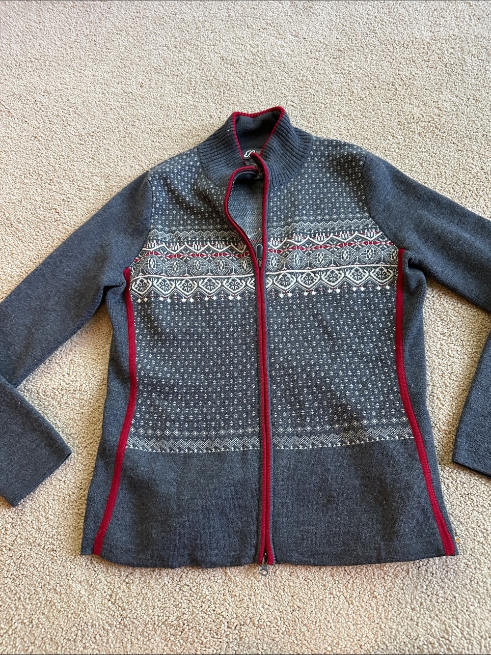 Eddie Bauer full zip sweater